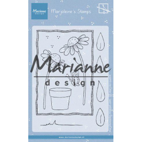 Marianne Design Clear Stamp Marjoleine's Daisies