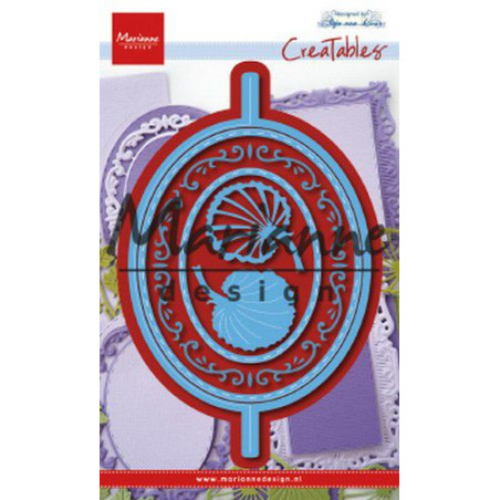 Marianne Design Creatables Anja's Vertical Folding die Oval