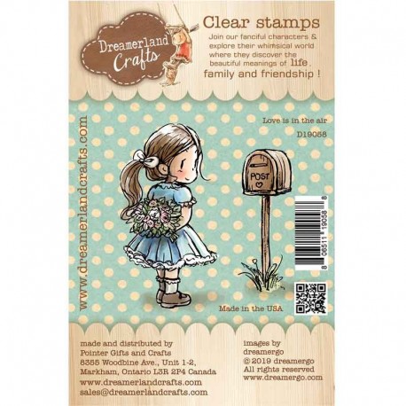 DreamerlandCrafts Clear Stamp Love is in the air