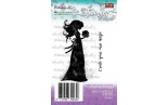 Polkadoodles Graceful Flower Girl 4 Silhouettes Clear Stamp
