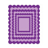 Gemini Scalloped Edge Rectangle Elements Dies