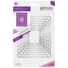 Gemini Scalloped Edge Rectangle Elements Dies