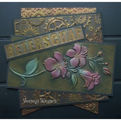 Nellie's Choice 3D Embossing Folder Branch with Flowers