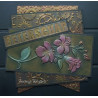 Nellie's Choice 3D Embossing Folder Branch with Flowers