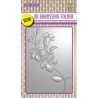 Nellie's Choice 3D Embossing Folder Branch with Flowers