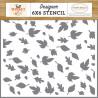 Carta Bella Autumn Breeze Leaves Stencil