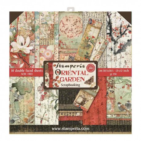 Stamperia Oriental Garden Paper Pack 30x30cm