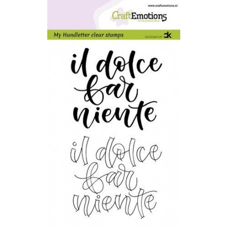CraftEmotions Clearstamps A6 Il Dolce Far Niente