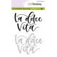 CraftEmotions Clearstamps A6 La dolce Vita