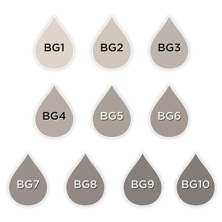 Spectrum Noir Alcohol ReInkers - BROWN GREYS