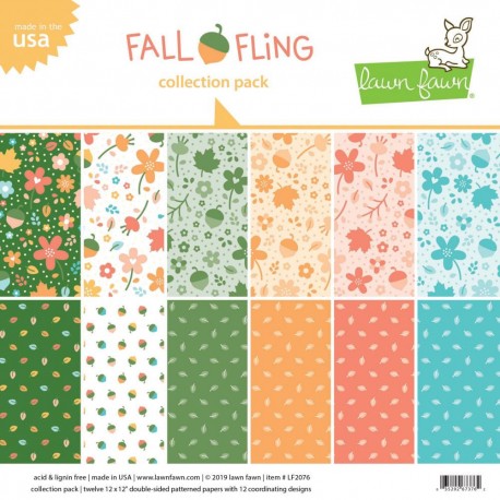 Lawn Fawn Collection Pack Fall Fling 30x30cm