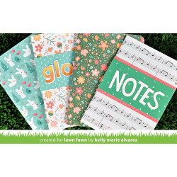 Lawn Fawn Mini Notebook Snow Day Remix