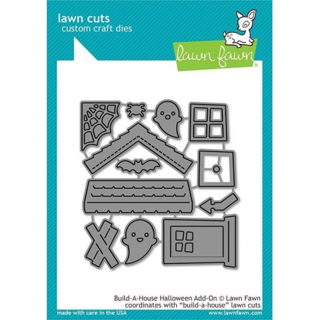 Lawn Fawn Die Build-A-House Halloween Add-On