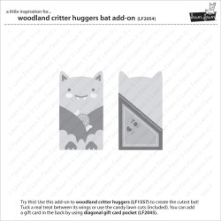 Lawn Fawn Die Woodland Critter Huggers Bat Add-On