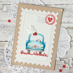 La Coppia Creativa Fustelle BUONE FESTE SUL FILO