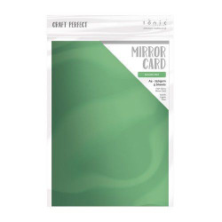 5 fogli A4 Tonic Studios Mirror Card Gloss Smooth Mint