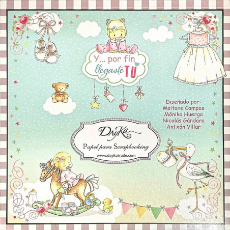 DayKa Trade Y por fin llegaste tú Niña Paper Pad 20x20cm