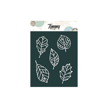 MASCHERA FOGLIE MODERNE A5 Tommy Design