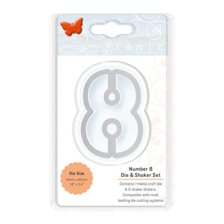 Tonic Studios Number 8 Die & Blister Shaker Set