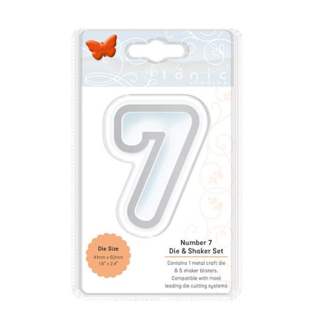 Tonic Studios Number 7 Die & Blister Shaker Set