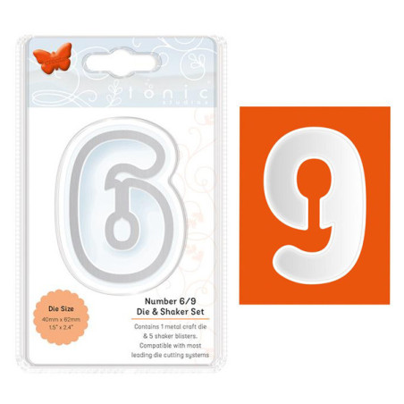 Tonic Studios Number 6/9 Die & Blister Shaker Set