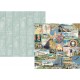 Simple Vintage Traveler Cardstock Wanderlust 30x30cm