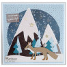 Marianne Design Craft Stencils Mountains by Marleen