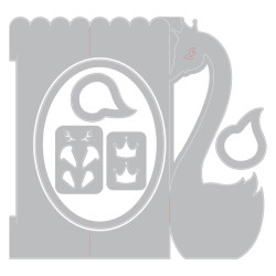 Thinlits Die Set 6pz - Card Swan Fold-a-Long 663617