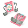 Thinlits Die Set 6pz - Card Swan Fold-a-Long 663617