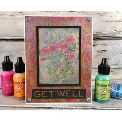 Tim Holtz Alcohol Ink Cardstock Black Matte