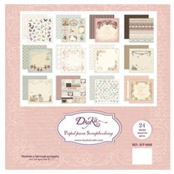 DayKa Trade Flores Paper Pad 20x20cm