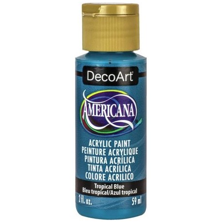 Colore acrilico DecoArt Americana Tropical Blue
