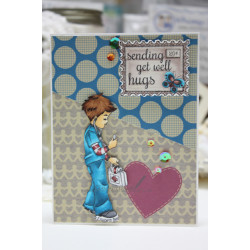 Timbro Whimsy Stamps Doctor Dan