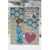 Timbro Whimsy Stamps Doctor Dan