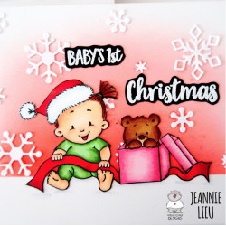 Gerda Steiner Designs Clear Stamp Set Baby Girl Christmas
