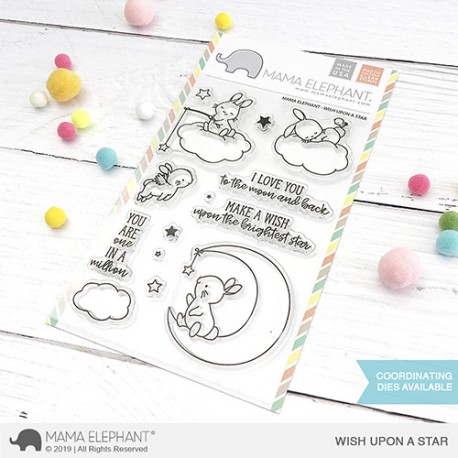 Mama Elephant Clear Stamp WISH UPON A STAR