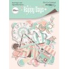 ScrapMir Happy Days Die-Cut Cardstock 49pz
