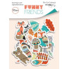 ScrapMir Funny Friends Die-Cut Cardstock 57pz