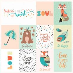 ScrapMir Funny Friends Paper Pad 20x20cm