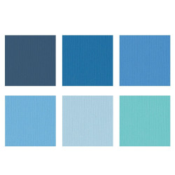 Florence Cardstock Multipack Blue 30x30cm