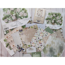 ScrapMir Family Tree Paper Pad 20x20cm