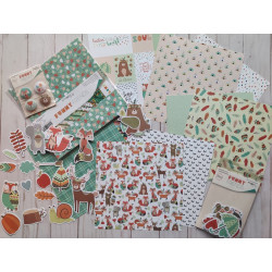 ScrapMir Funny Friends Die-Cut Cardstock 57pz