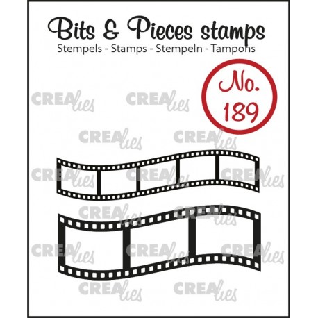 Crealies Clearstamp Bits & Pieces Curved Filmstrips