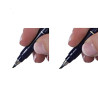 Tombow Brush Pen Fudenosuke Blister Black Soft, Hard 2pz