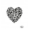 Viva Stencil Paisley Herz A5