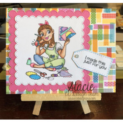 Roberto's Rascals Crafty Chrissy Clear Stamp