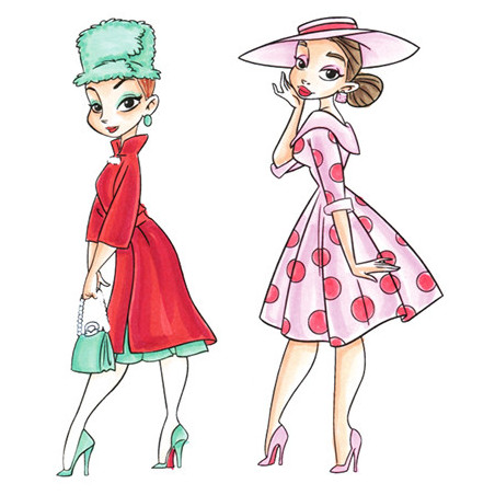 Roberto's Rascals Fashionistas Clear Stamp