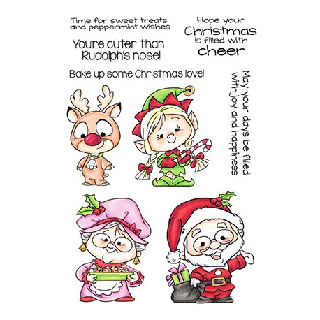 Roberto's Rascals Tiny Christmas Clear Stamp