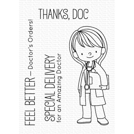 My Favorite Things Doctor's Orders Clear Stamps