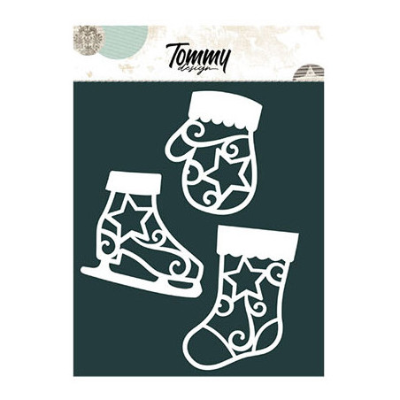MASCHERA PATTINO GUANTO E CALZA A5 Tommy Design